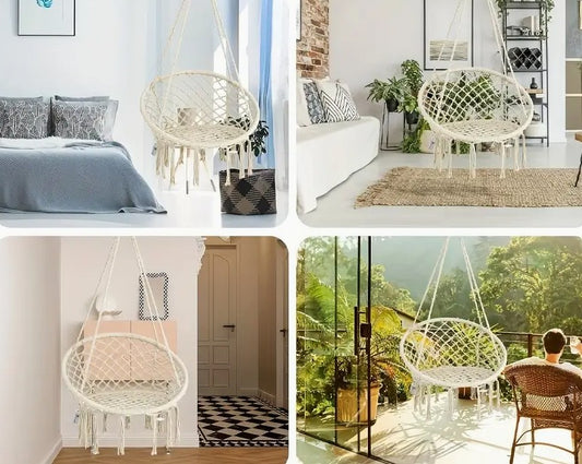 Y - SILLA COLGANTE DE MACRAMÉ