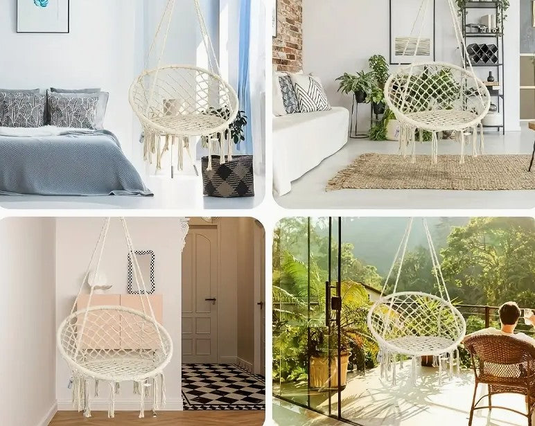 Y - SILLA COLGANTE DE MACRAMÉ